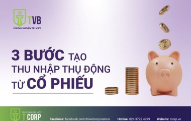 3 BƯỚC TẠO THU NHẬP THỤ ĐỘNG TỪ CỔ PHIẾU